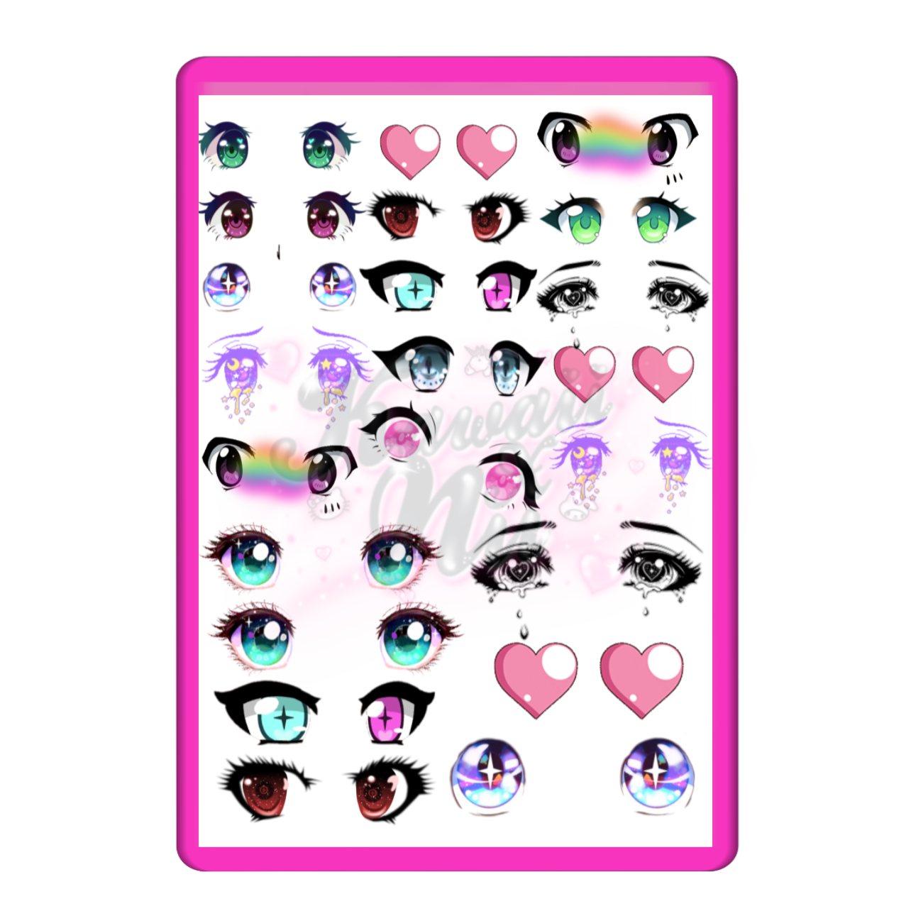 Anime Eyes Decal KawaiixNii