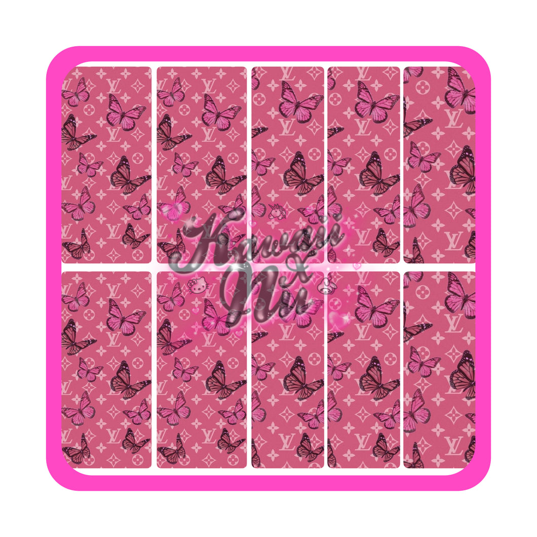 Butterfly Pink Designer Decal